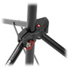 Manfrotto - 1052BAC-brn Alu Air Cushioned Compact Stand,Blk 7.75'