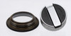 Pre-Owned Rewind knob and eyepice for Mamiya FP film camera.