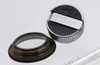 Pre-Owned Rewind knob and eyepice for Mamiya FP film camera.
