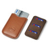 SD Card and Credit Card Holder- Leather Cognac