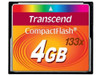 Transcend 4 GB 133x CompactFlash Memory Card TS4GCF133