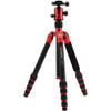 A2350Q2R GlobeTrotter Aluminum Tripod Kit - Red