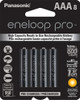 Panasonic - Eneloop Pro AAA (4 pack, 950mAh) Rechargeable Ni-MH Batteries