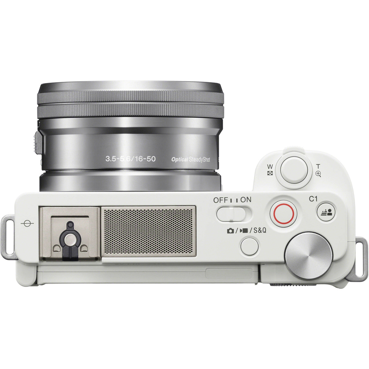 Sony ZVE10 Mirrorless Camera with 1650mm Lens (White) Ace Photo