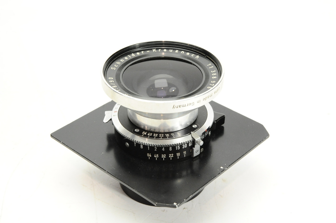 Pre-Owned - Schneider-Kreuznach Super-Angulon 90mm F/8 w/ lens board at  Acephoto.net