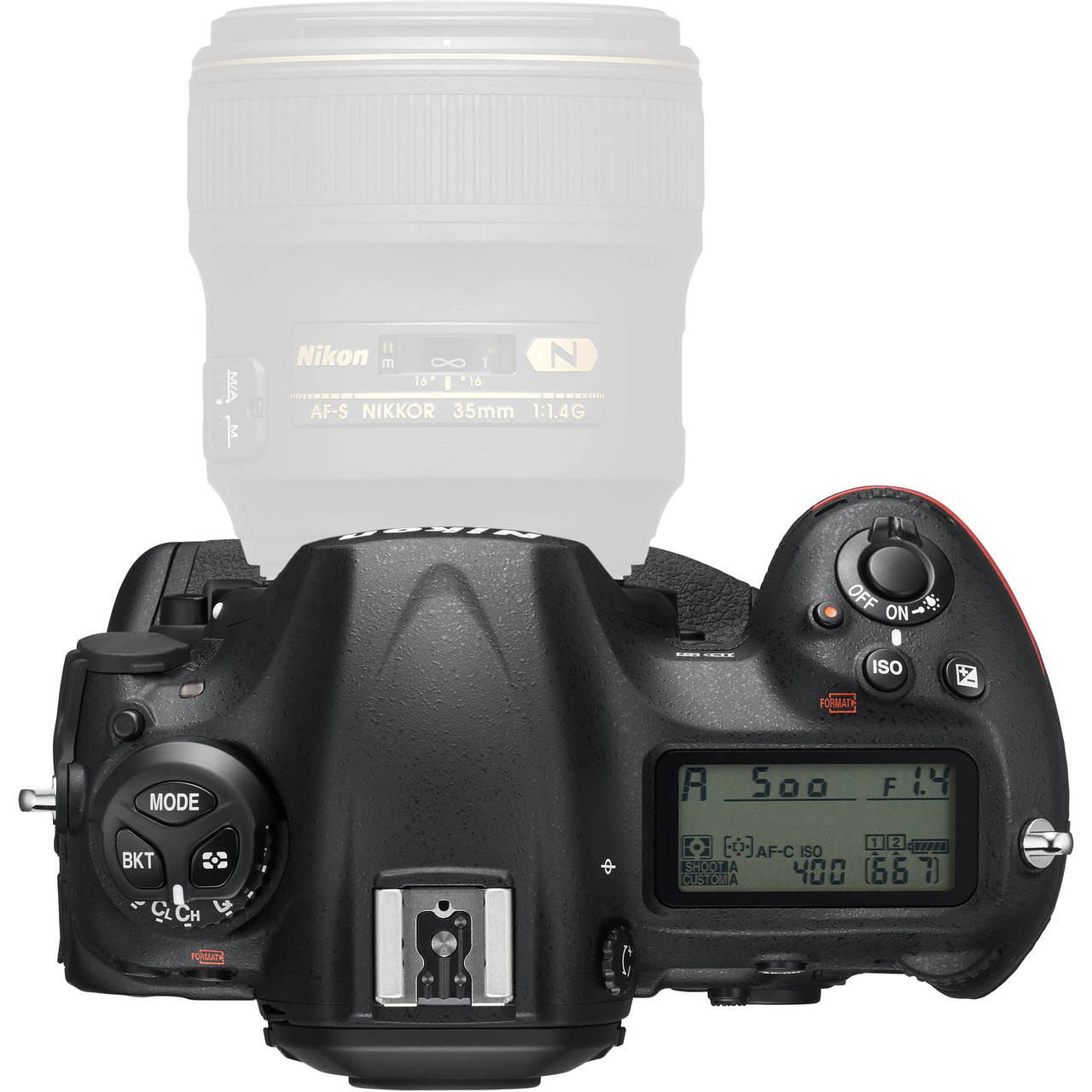 Nikon D5 DSLR FX Camera (Body Only, Dual CF Slots)