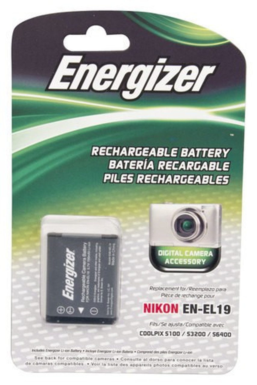 Energizer ENB-NEL19 Digital Replacement Battery EN-EL19 for Nikon