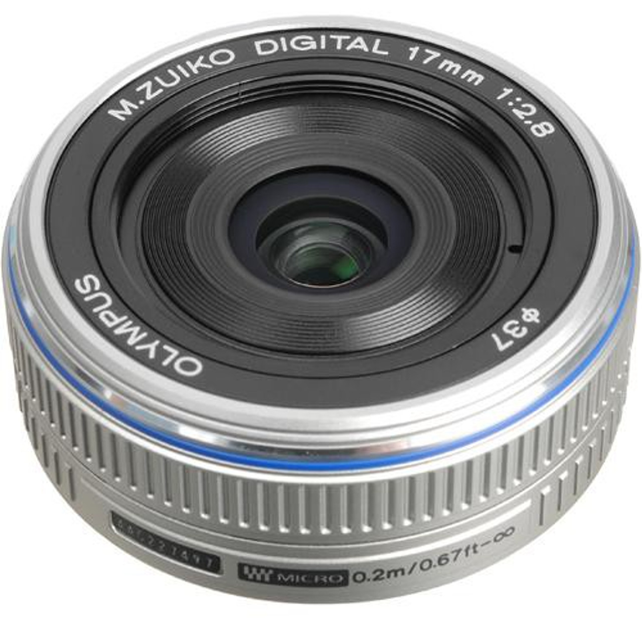 Olympus 17mm f/2.8 M.Zuiko Lens (Silver)