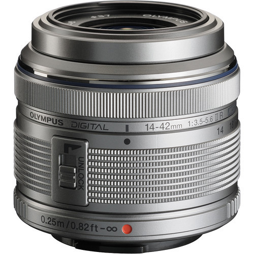 Olympus 14-42mm f/3.5-5.6 IIR M.Zuiko Digital ED Lens (Silv