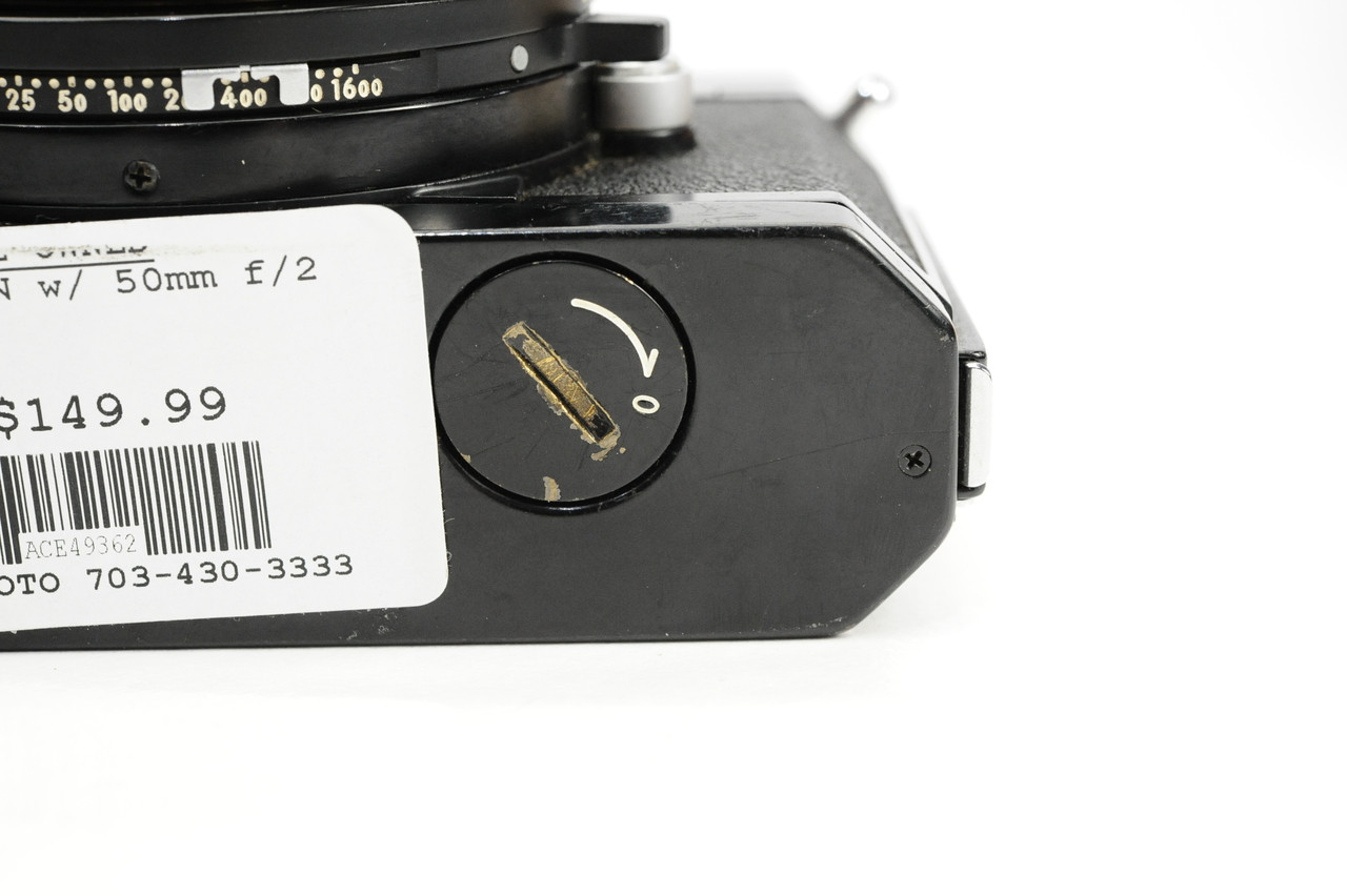 Pre-Owned - Nikkormat FTN Black w/ 50mm f/2 Nikkor-H lens