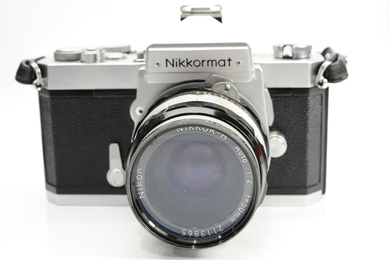 Pre-Owned - Nikkormat FTN silver W/ 50Mm f 1.4 at Acephoto.net