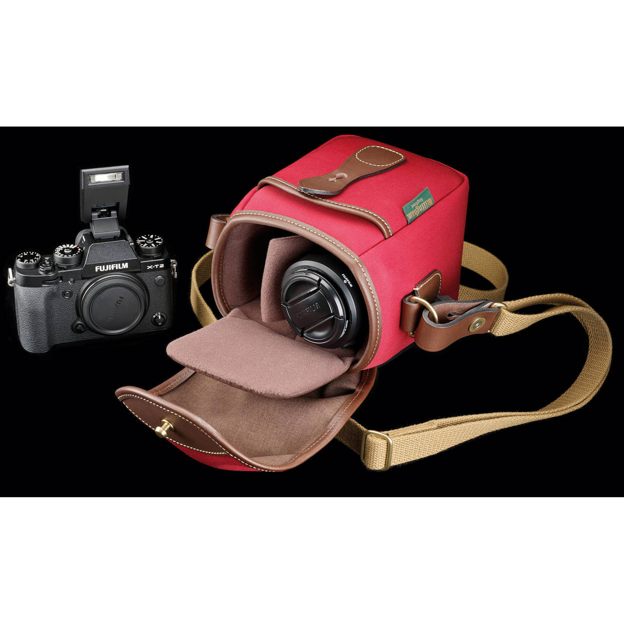 Billingham 72 Camera Bag - Khaki Canvas / Tan Leather