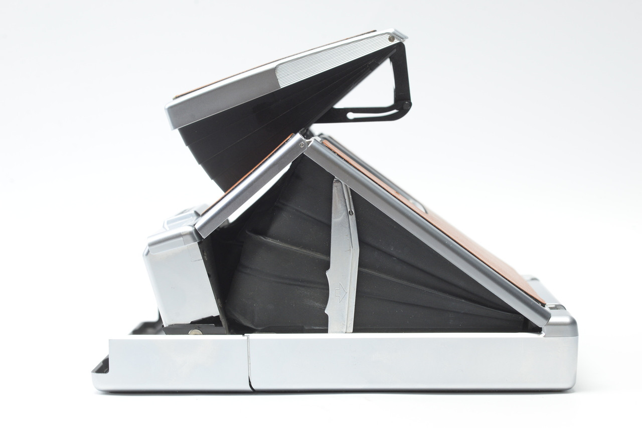 Polaroid Originals SX-70 Instant Film Camera (Silver and Bro