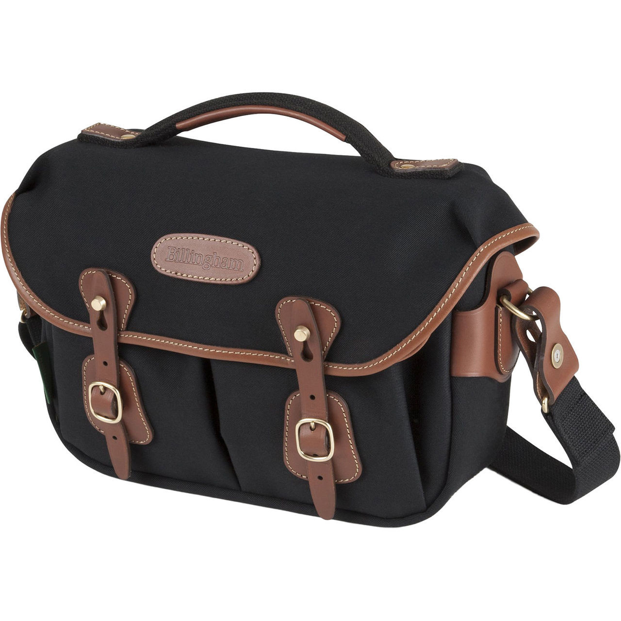 D*X様 Billingham HADLEY-BLK/TAN 14305 Billingham Hadley Small Pro Shoulder Bag (Black Canvas & Tan