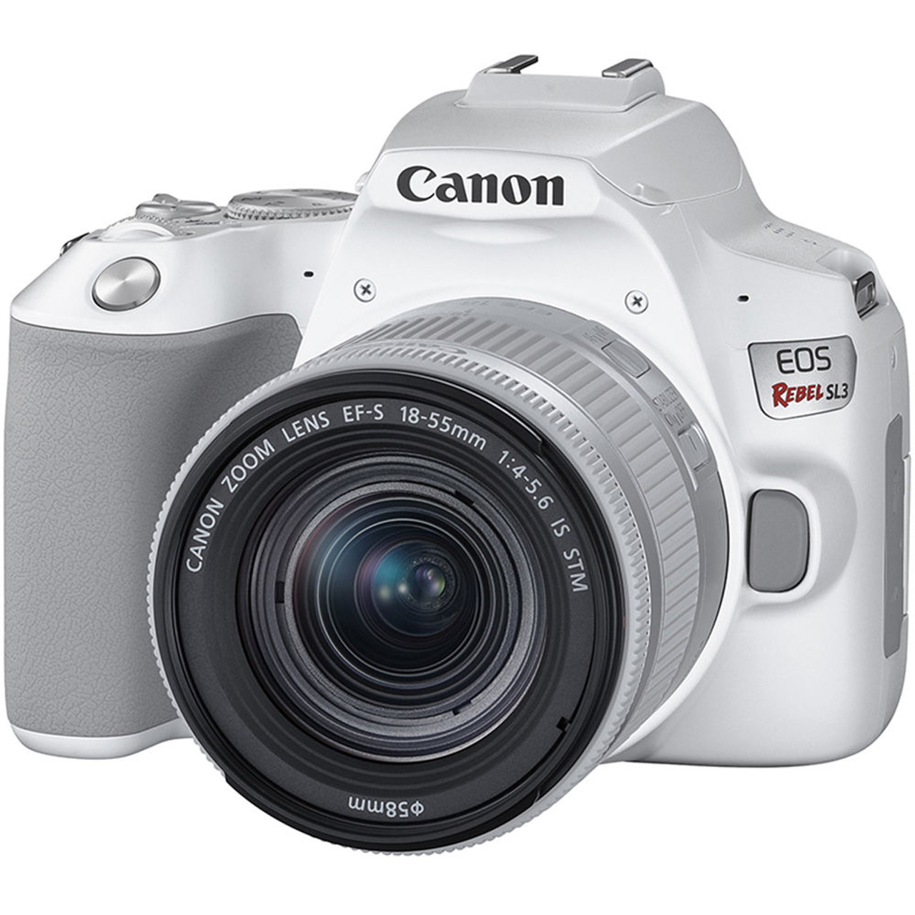 Canon EOS Rebel SL3 DSLR 24.1MP 4K Video Camera + EF-S 18-55mm IS STM Lens  (Black) 