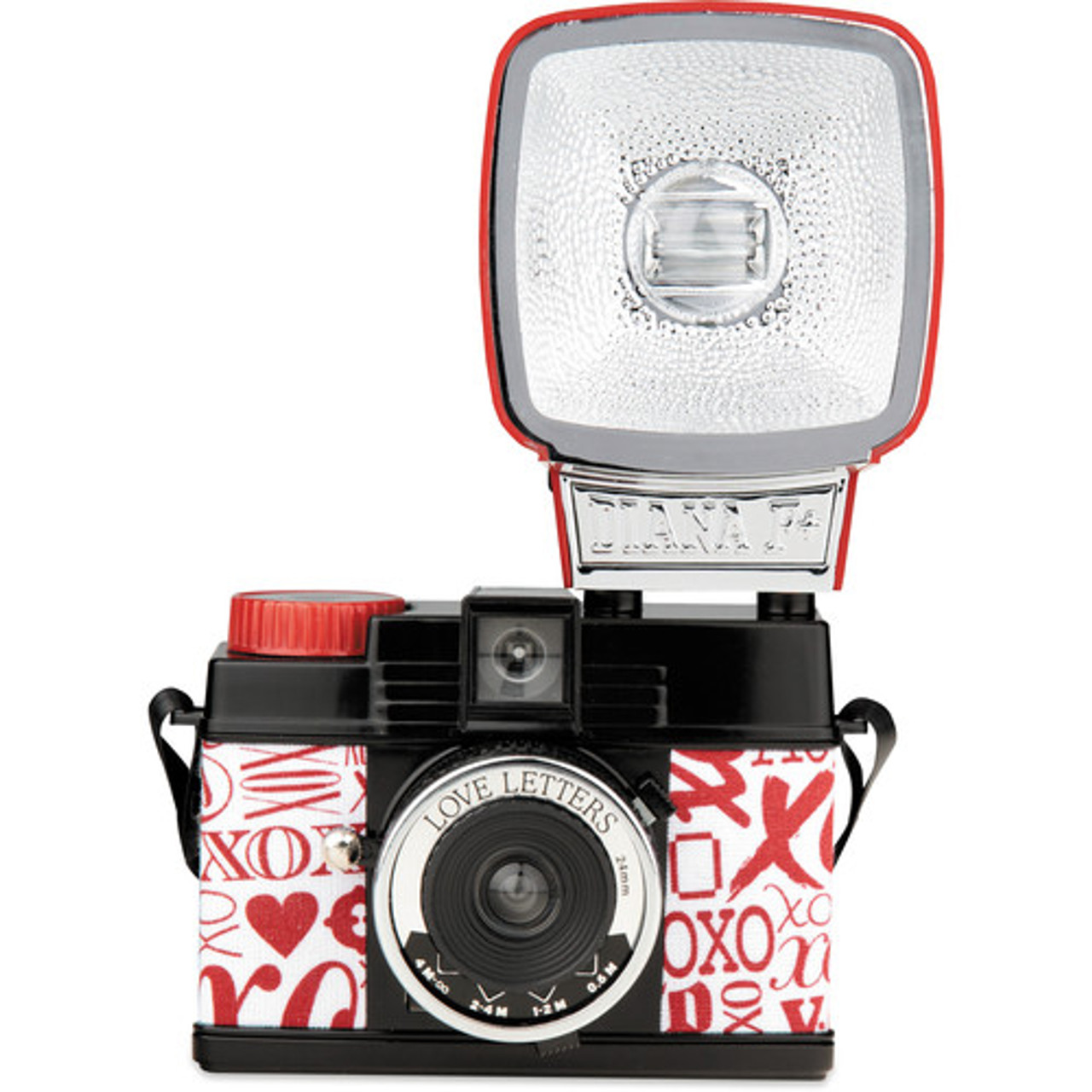 LOMOGRAPHY DIANA F+ フィルム LOVE LETTER Lomography Diana Mini 35mm Camera with Flash (Love Letters)