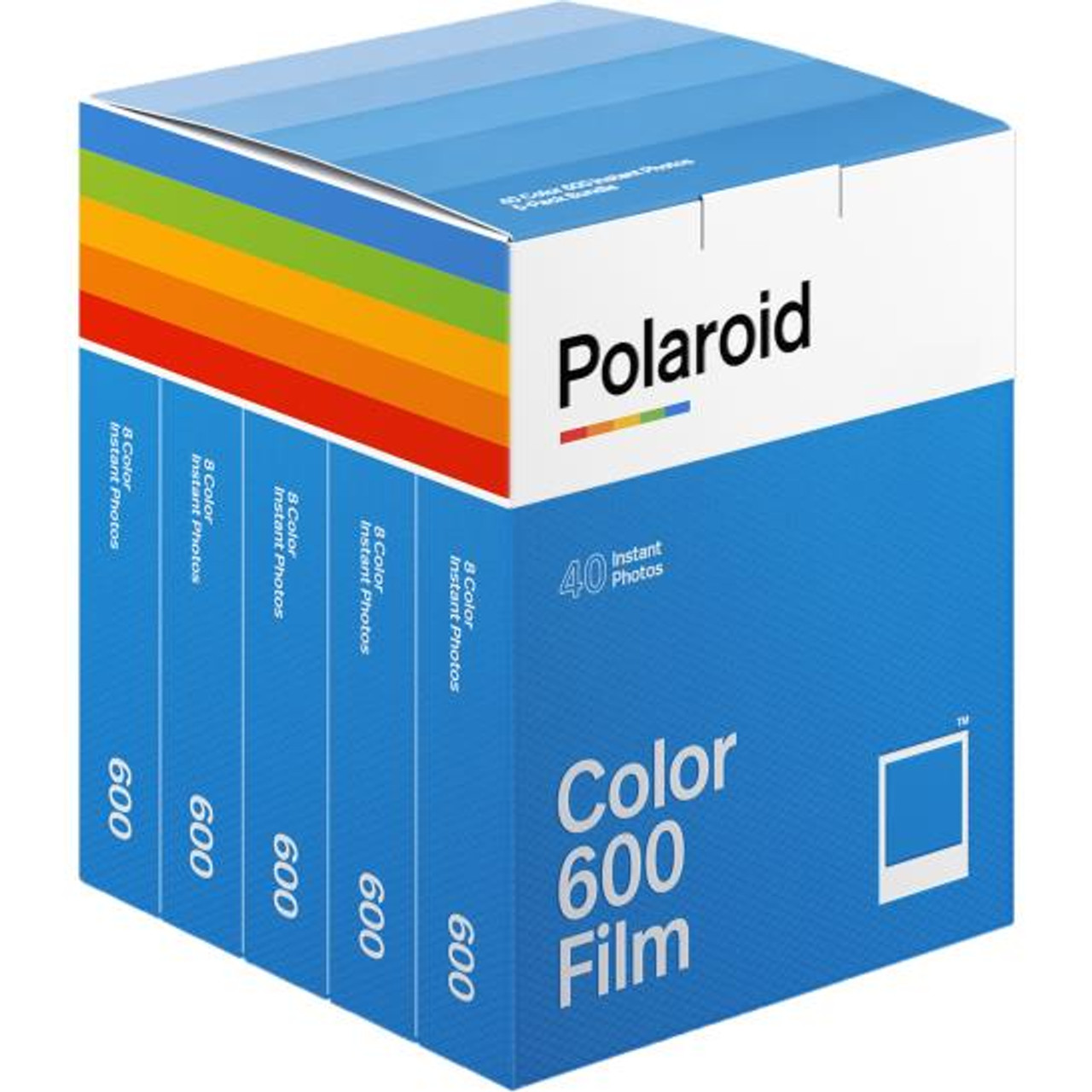 Polaroid Color 600 Instant Film (5-Pack, 40 Exposures) at