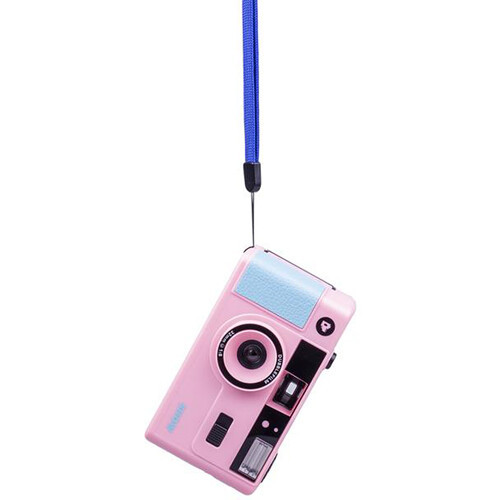 dubblefilm SHOW 35mm Reusable Flash Camera with Case (Pink)