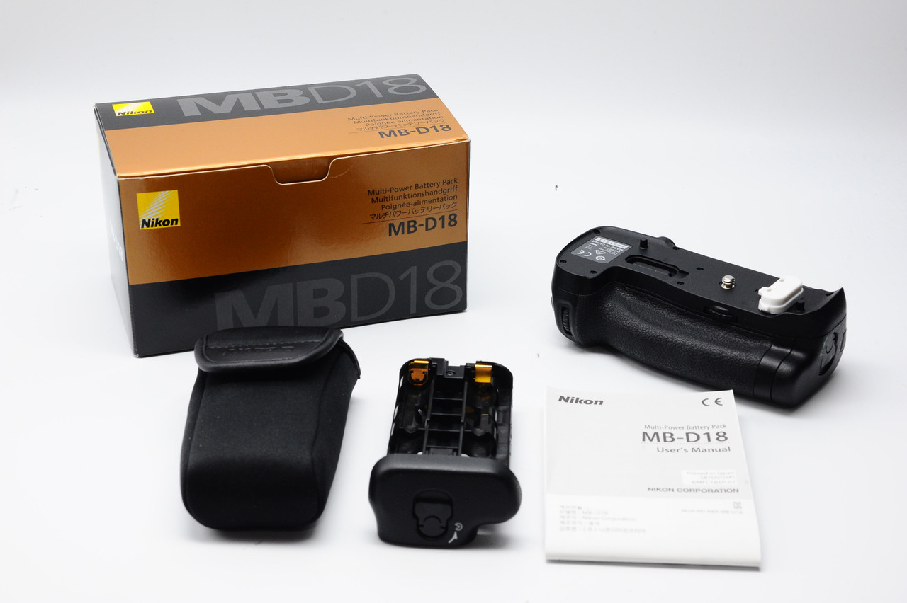 Pre-Owned Nikon MB-D18 Multi-Power Battery Pack D850 at Acephoto.net