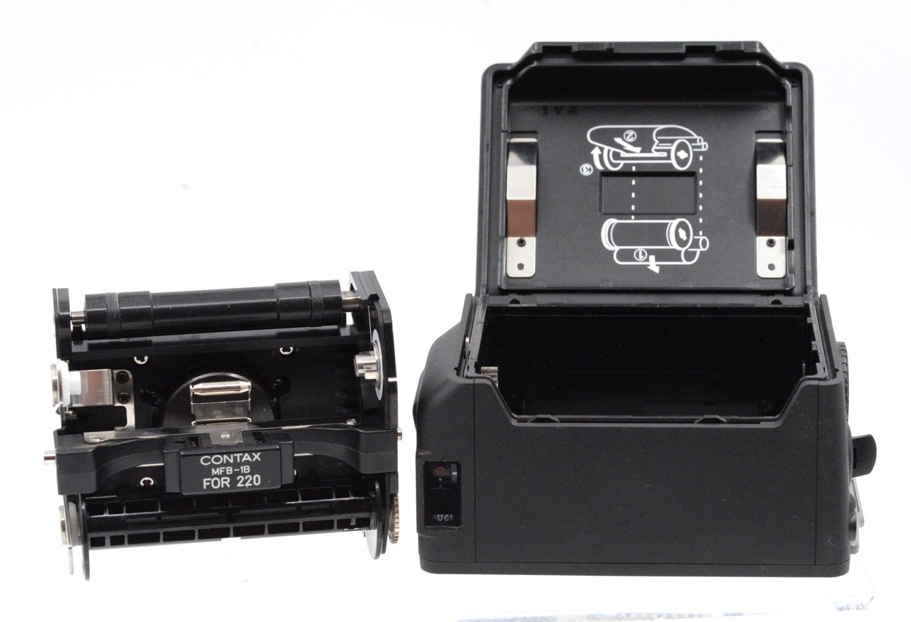 CONTAX 645用220バキュームフィルムインサートMFB-1B Contax Film Back Holder Mfb-1 for Contax 645 back only