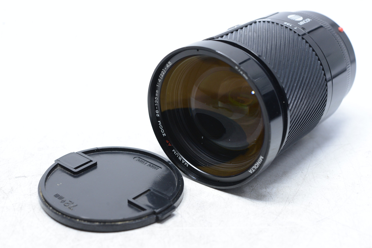 美品 名玉 Minolta AF 28-135mm f4-4.5 ズームレンズ 40年前の