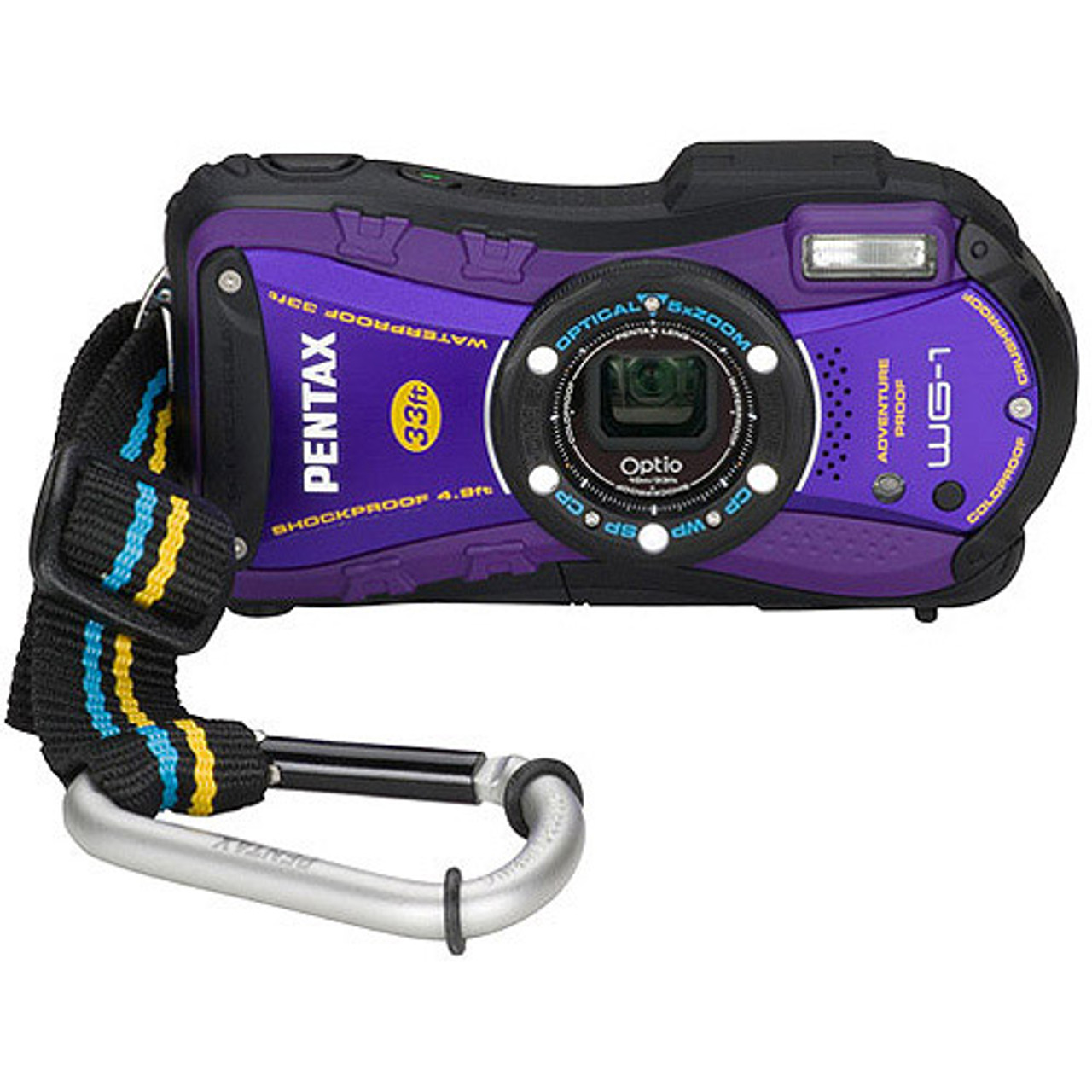 Optio WG-1 Digital Camera (Purple)