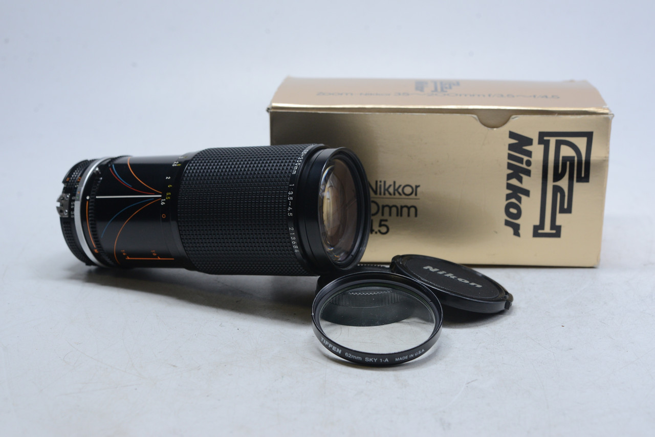 その他 Nikon 35F2S Pre-Owned - Nikon 35-200 F3.5-4.5 manual focus lens AIS