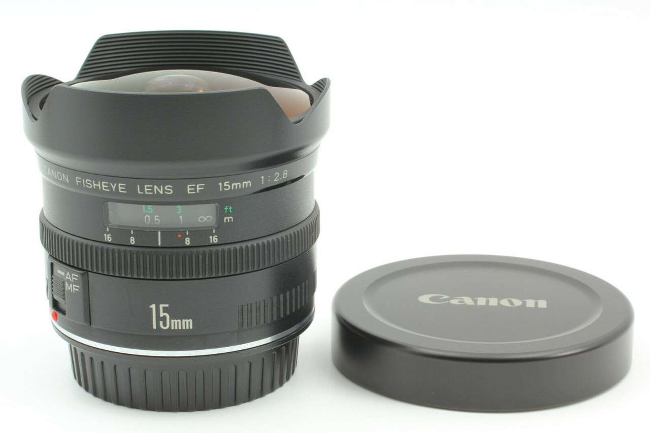 Pre-owned Canon AF 15mm f2.8 Fish-eye Manual focus at Acephoto.net