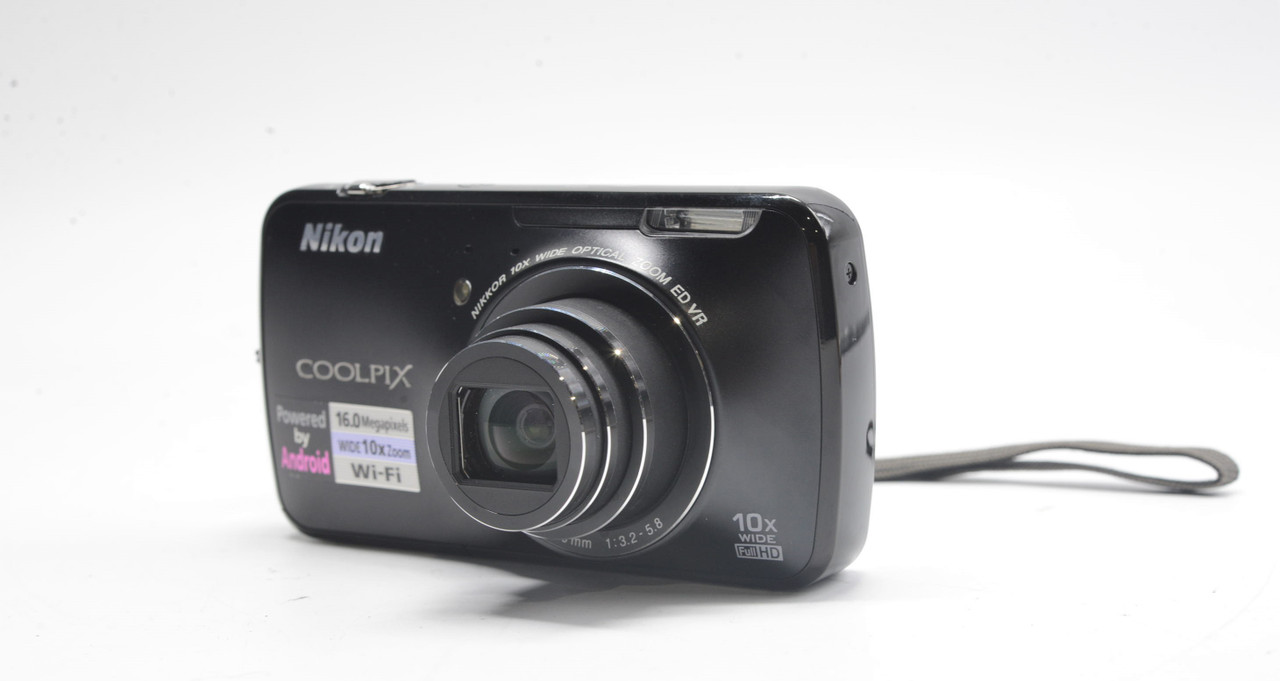 Pre-Owned - Nikon COOLPIX S800c Digital Camera (Black)