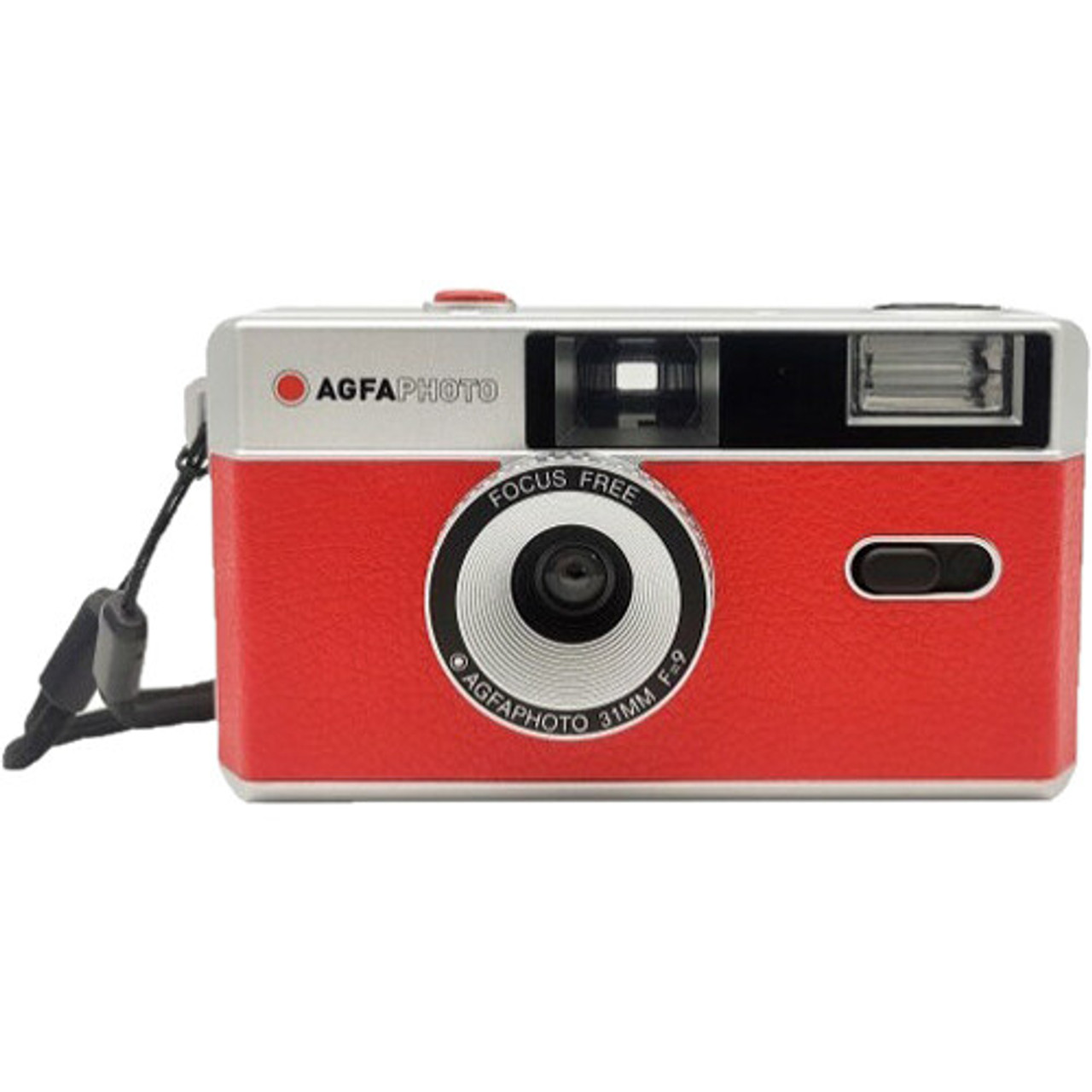 AgfaPhoto Analog 35mm Reusable Film Camera (Red)