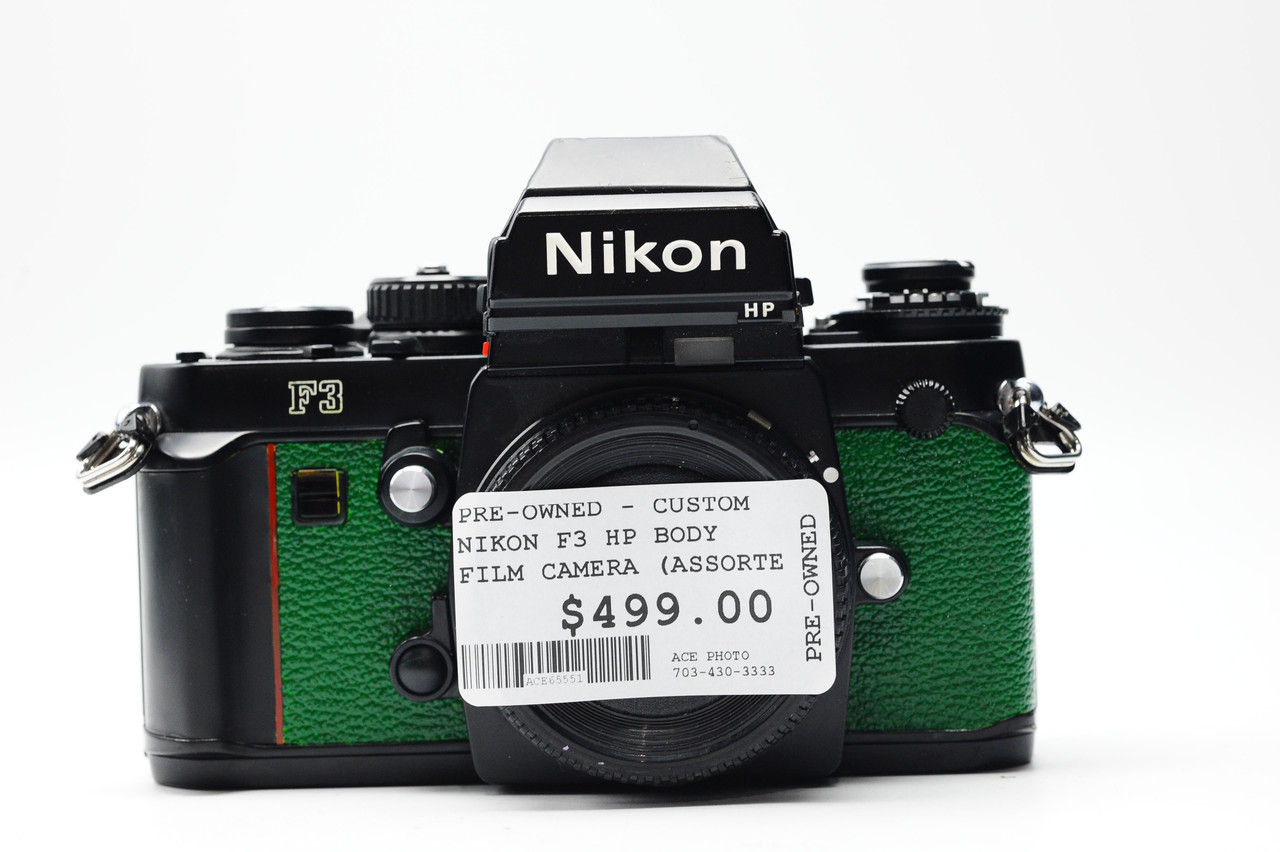 Pre-Owned - Custom Nikon F3 HP Body Film Camera (Assorted Colors) at  Acephoto.net