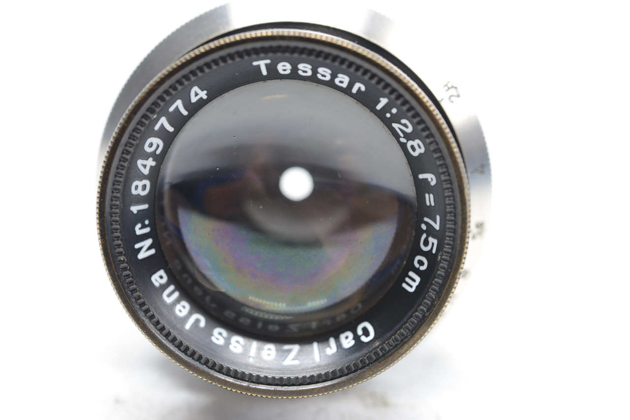 Pre-Owned - Carl Zeiss Jena 75mm (7.5cm) F/2.8 Tessar Lens(