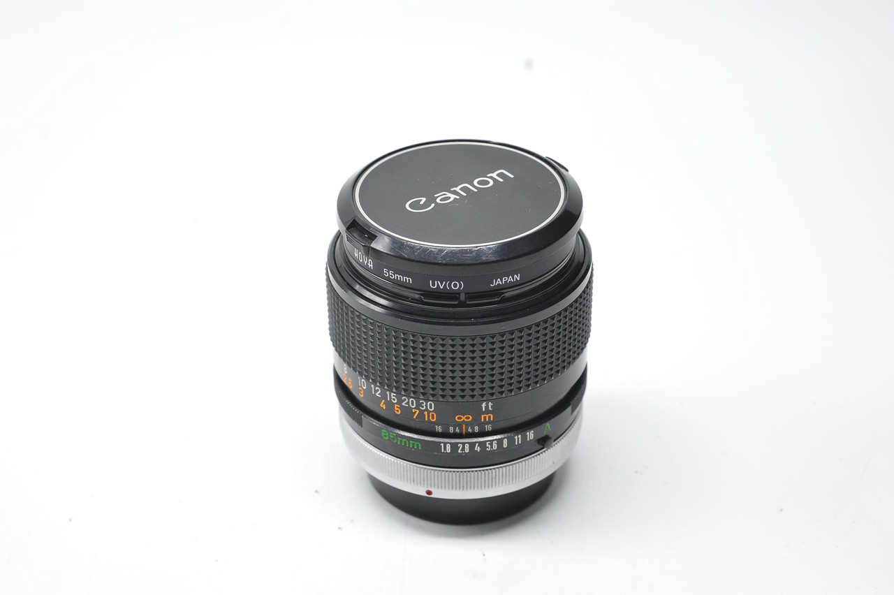 Pre-Owned - Canon FD 85mm F/1.8 S.S.C Manual focus lens
