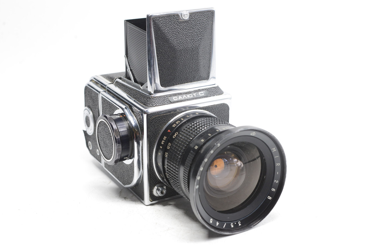 Pre-Owned - Salyut S Kieve Medium Format Camera w/MIR-26B 45mm F/3.5 and  90mm/2.8