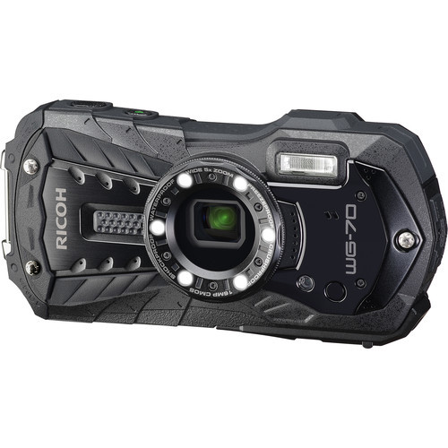 RICOH WG-70 ブラック 防水カメラ Ricoh WG-70 Digital Camera (Black) at Ace Photo