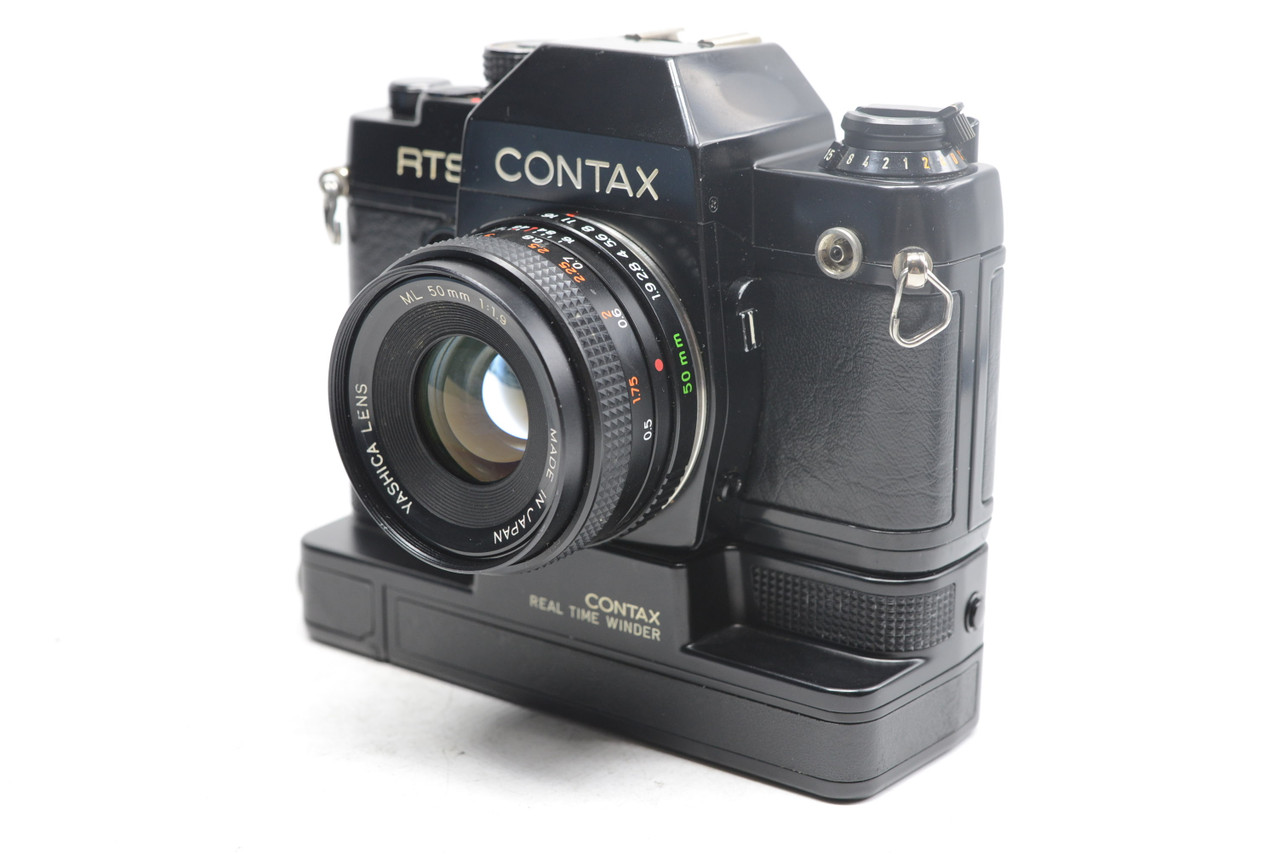 Pre owned Contax RTS II Quartz w/Yshica ML mm F.9 & Contac