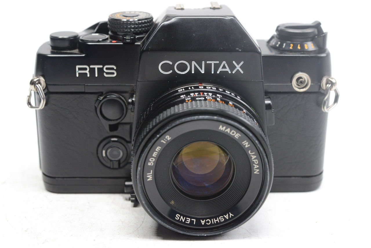 Pre-owned Contax RTS II Quartz w/Yashica ML 50mm F/2.0 - Ace Photo