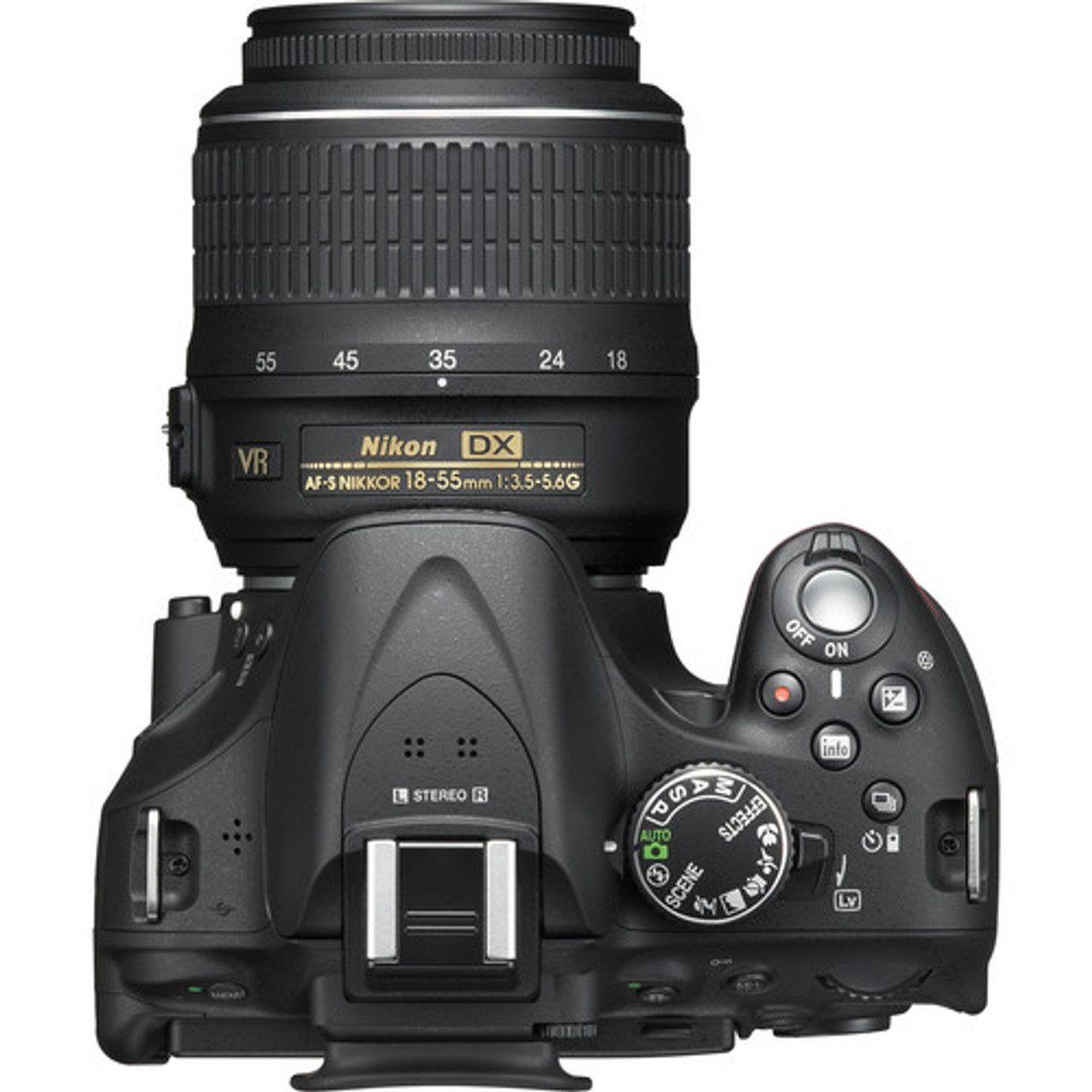 D5200 Digital SLR Camera With 18-55mm Lens (Black)