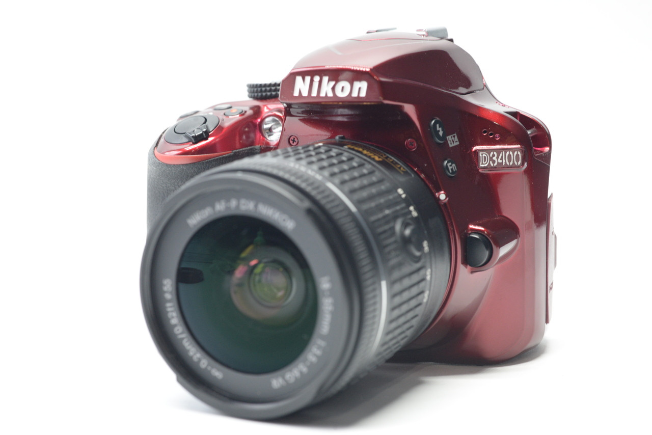 Nikon D3400 レッド Amazon.com : Nikon D3400 w/ AF-P DX NIKKOR 18-55mm f/3.5-5.6G VR