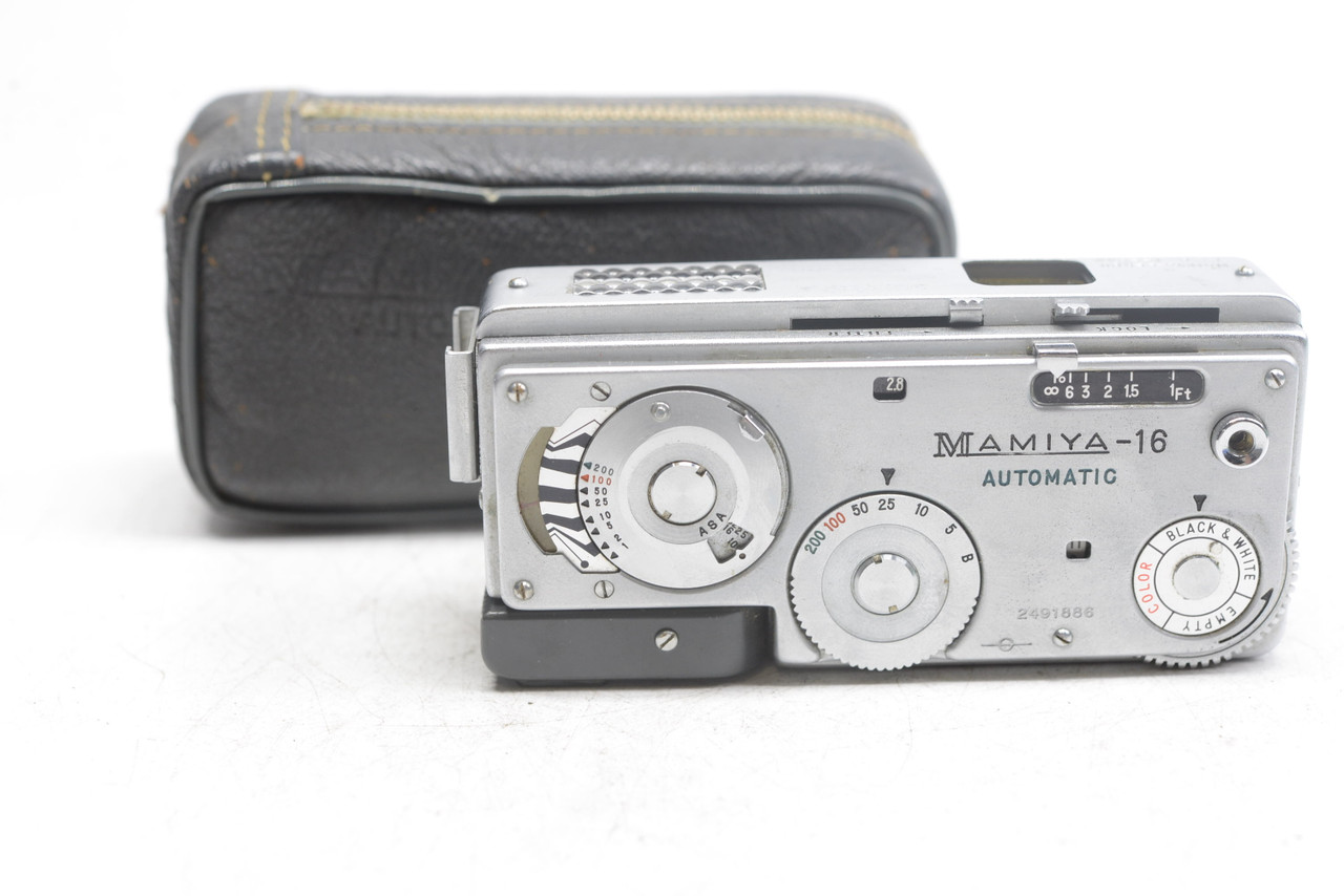 MAMIYA-16 16ミリ フィルムカメラ Mamiya 16 16mm Subminitaure Film Camera (Jammed) [AS-IS]