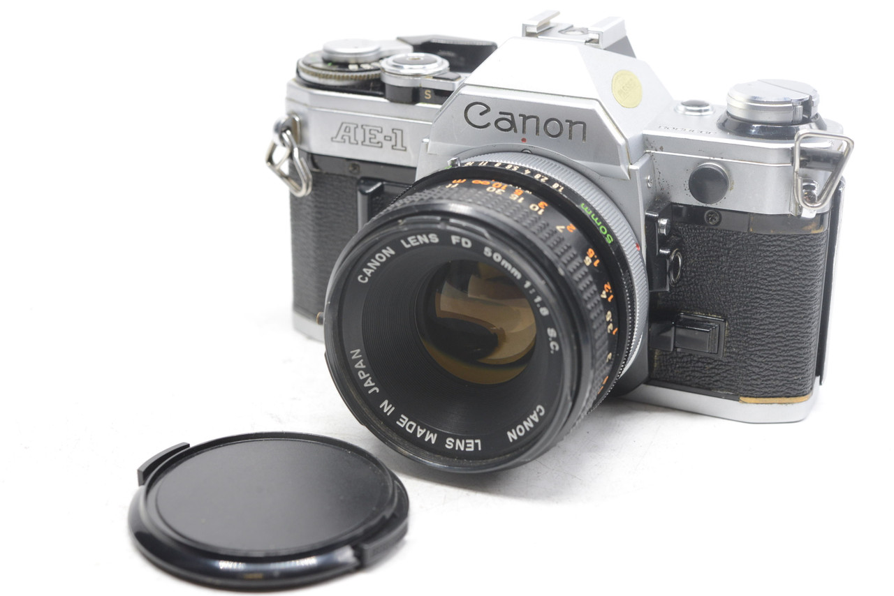 Pre-Owned - Canon AE-1 w/ 50mm f/1.8 FD/SC Film Camera