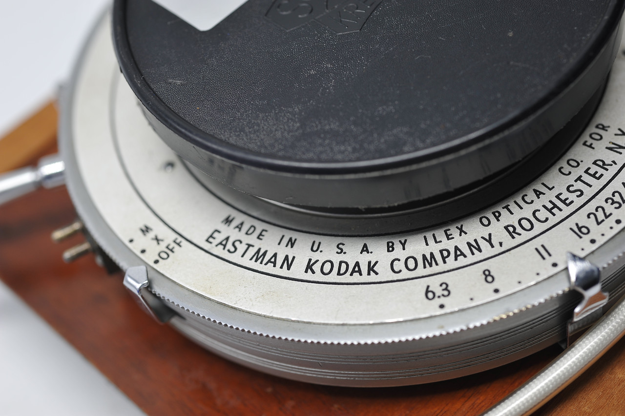 Pre-Owned Kodak Wide-Field Ektar 250mm f6.3 Ilex 5 shutter # RS 112 for  8x10 or 11x14 cameras