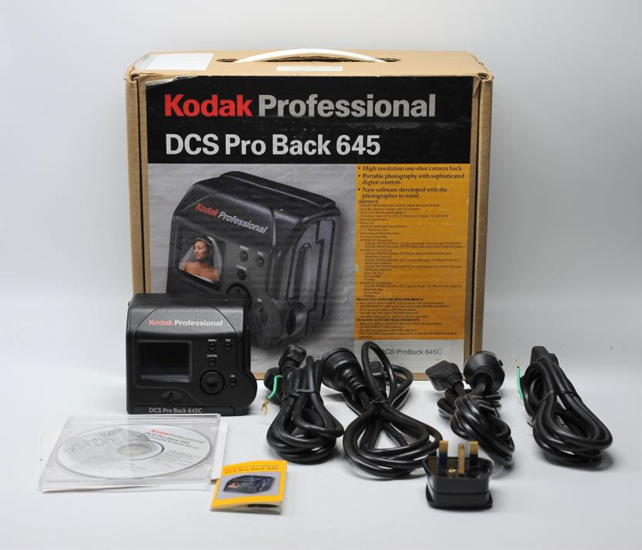 Pre-Owned Kodak DCS Pro Back 645 at Acephoto.net