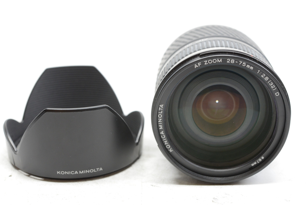 KONICA MINOLTA　AF ZOOM 28-75mm 1:2.8 D Konica Minolta 28-75mm f2.8 D AF Zoom – Kamerastore