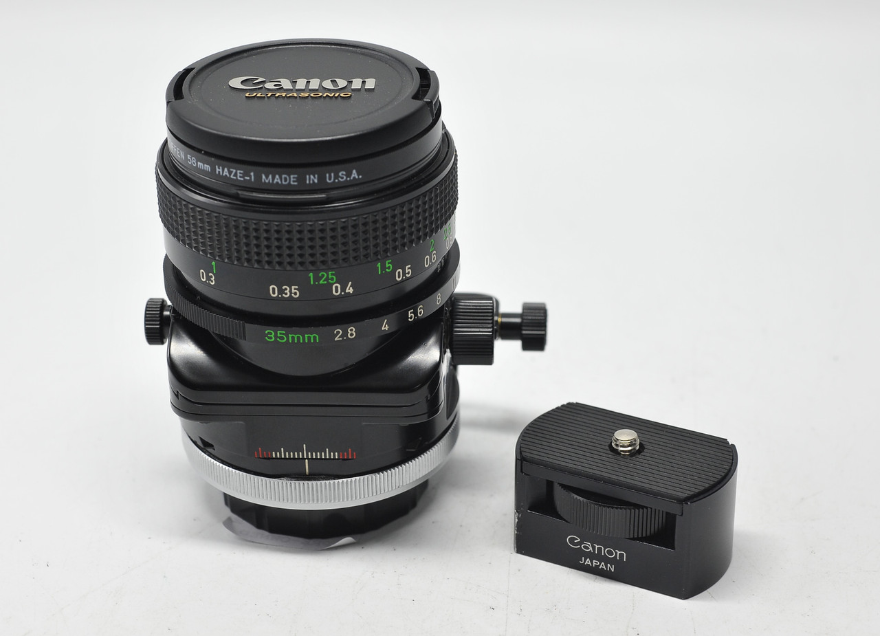 Pre-Owned - Canon 35MM TS F2.8 FD S.S.C  TILT SHIFT lens