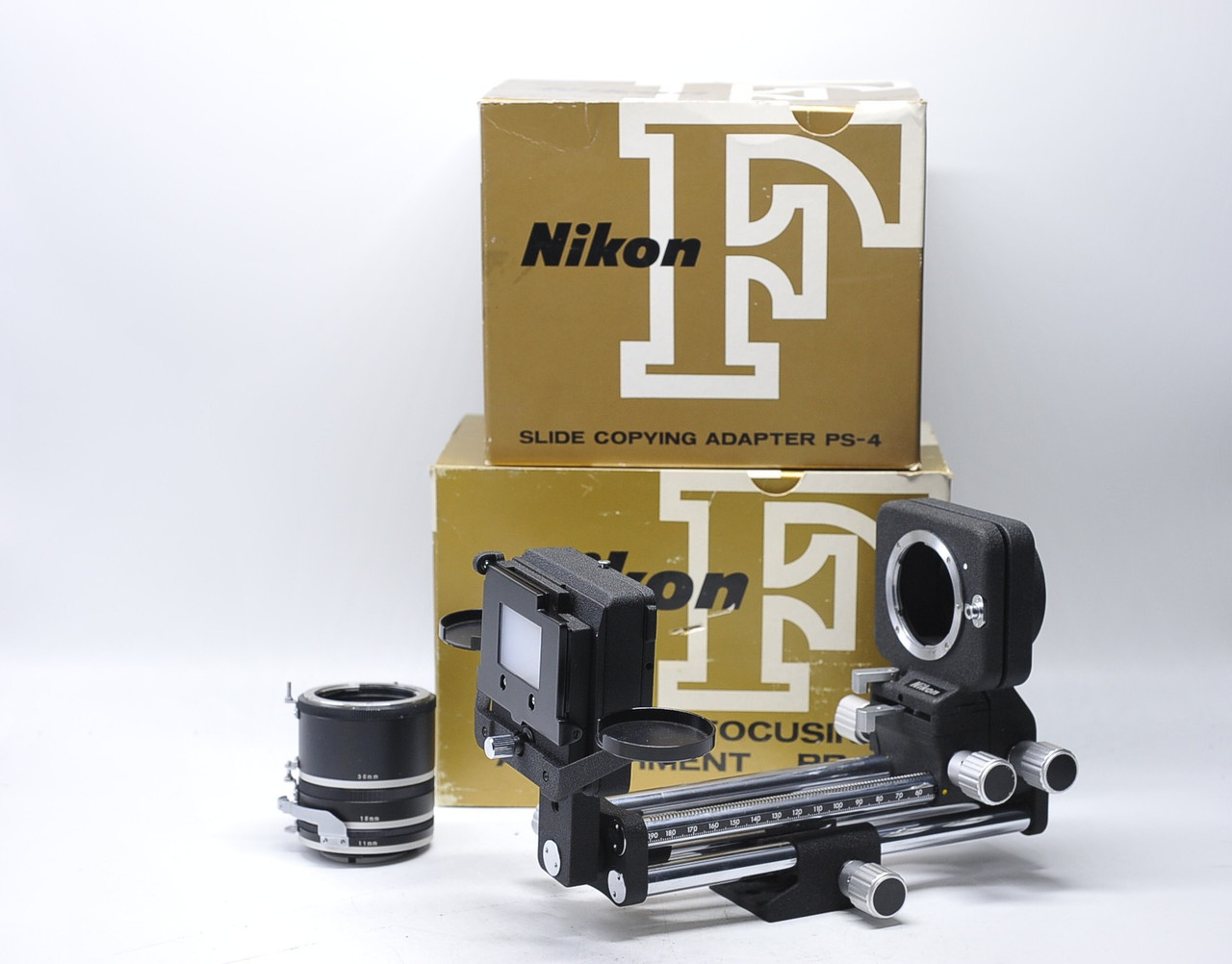Nikon Bellows PB-4 Slide Copying Adapter PS-4 ニコン べローズ