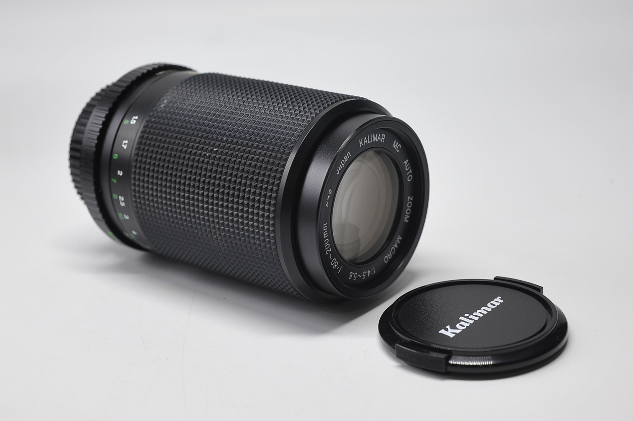 Objectif zoom macro Kalimar MC 28-200 mm f3,8-5,6 pour