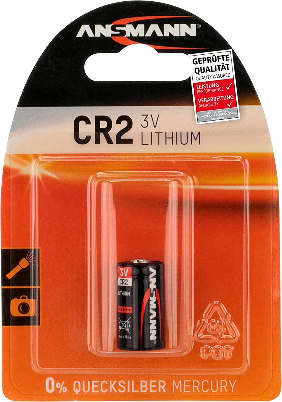 ANSMANN CR2 Lithium Battery with high - Ace Photo