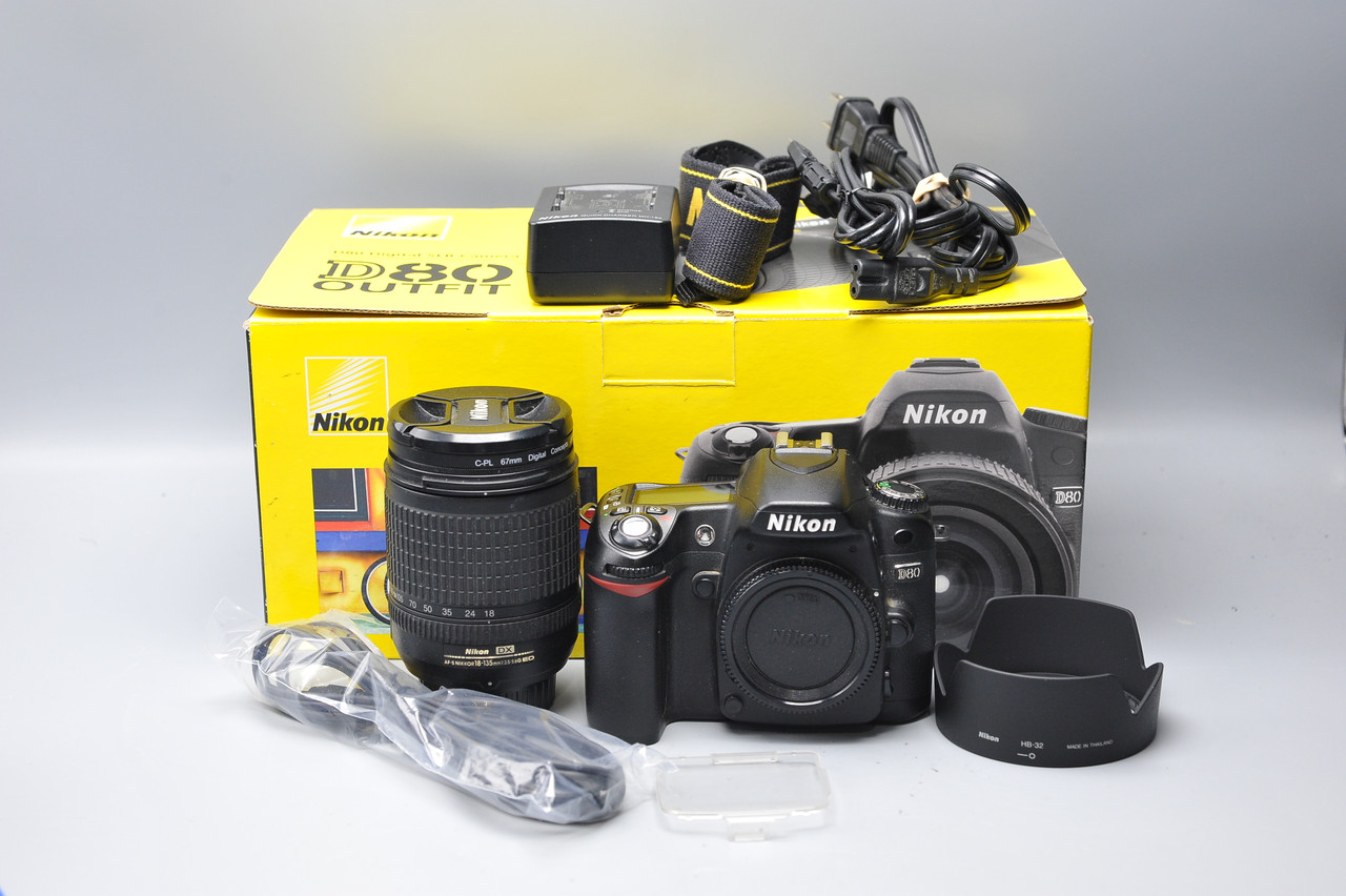 18 135mm Nikon D80 Autofocus Pre-Owned Nikon D80 W/ Nikon AF-S 18 - Main Image