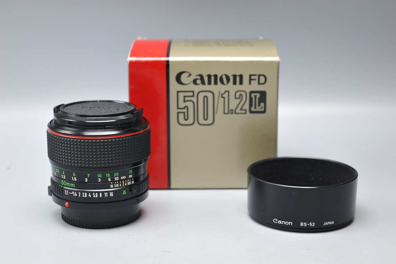 【ジャンク品】Canon FD 50mm F/1.2 レンズ 訳ありジャンク 】Canon Lens NEW FD50mm f 1.2 大口径 単焦点レンズ